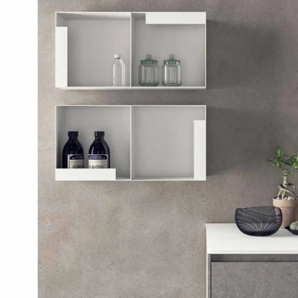 Mobili d’Arredo Sospesi di Design, Composizione Moderna da Bagno - Callisi9