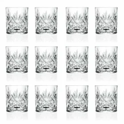 Old Fashioned Bicchieri Tumbler Basso da Cocktail 12 Pezzi Cristallo - Cantabile