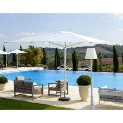 Ombrellone da Giardino in Tessuto Acrilico e Alluminio Made in Italy - Solero