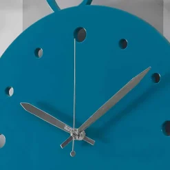 Orologio a Muro in Legno Design Grande Moderno Colorato Tondo - Infondoalmar