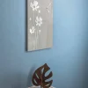 Orologio a Parete Design Marrone in Legno e Plexiglass Rettangolare - Silene