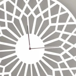 Orologio a Parete Grande e di Design Moderno in Legno Colorato Tondo - Dandalo