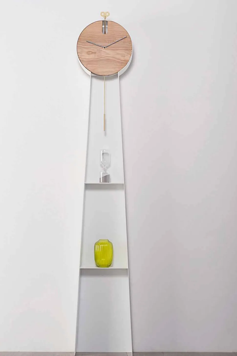 Orologio a Pendolo di Design con Struttura in Acciaio Made in Italy - Pendolino
