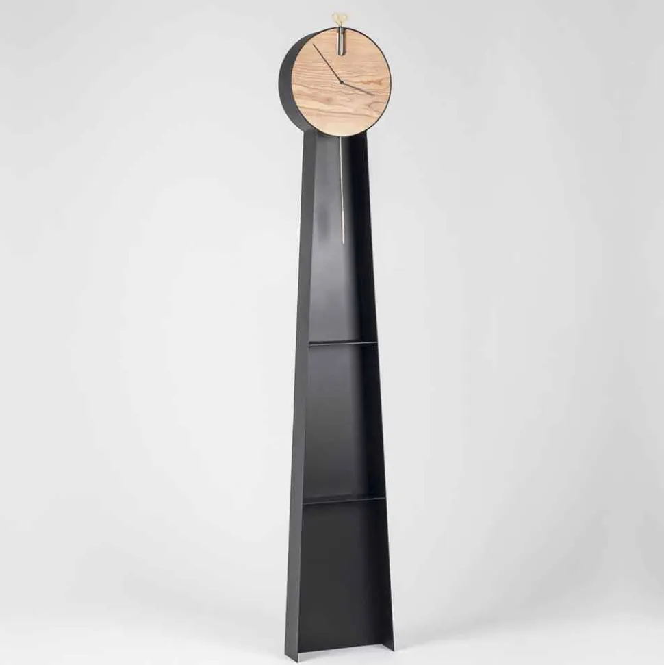 Orologio a Pendolo di Design con Struttura in Acciaio Made in Italy - Pendolino