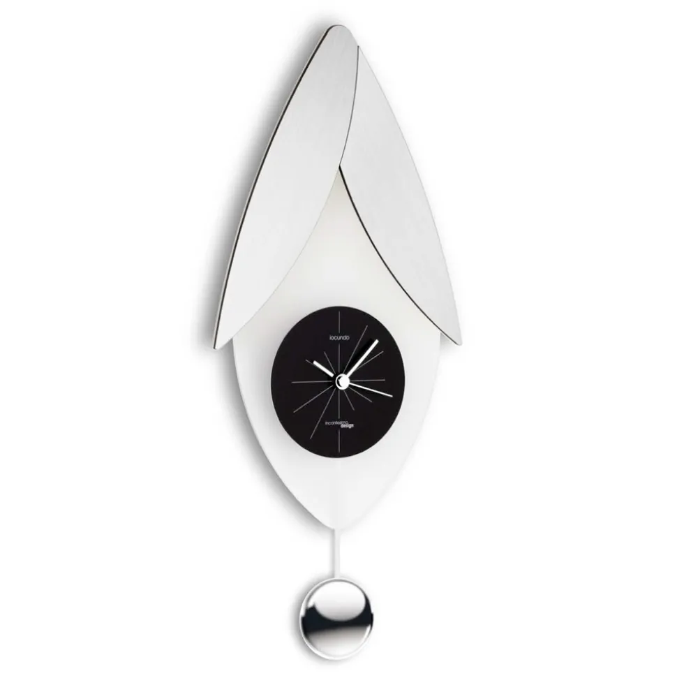 Orologio con Pendolo in Metacrilato Bisatinato Made in Italy - Great