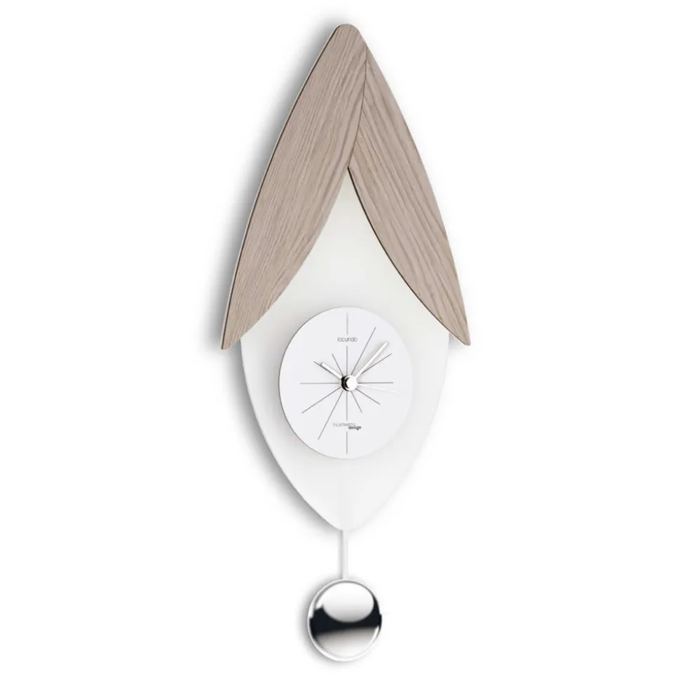 Orologio con Pendolo in Metacrilato Bisatinato Made in Italy - Great