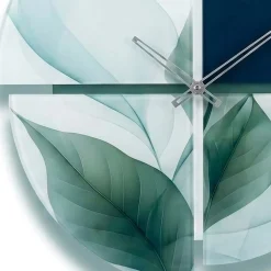 Orologio da Muro 60 cm in Metacrilato Stampato e Forme Geometriche Made in Italy - Lumea