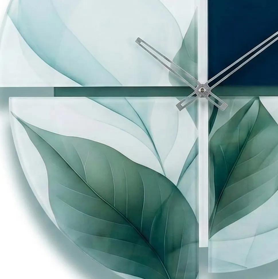 Orologio da Muro 60 cm in Metacrilato Stampato e Forme Geometriche Made in Italy - Lumea