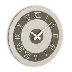 Orologio da Muro in MDF e Numeri Romani in Rilievo in Lino - Cronoforma
