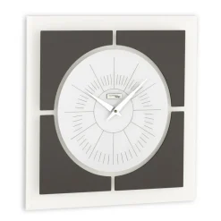 Orologio da Muro in Metacrilato e Cornice in Lino Made in Italy - Battito