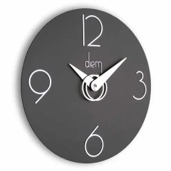 Orologio da muro moderno modello X3, disponibile in bianco, grigio o nero