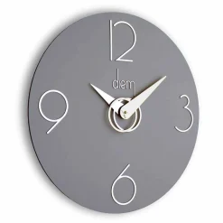 Orologio da muro moderno modello X3, disponibile in bianco, grigio o nero