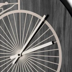 Orologio da Parete di Design in Legno Tondo in 2 Finiture, Made in Italy - Byko