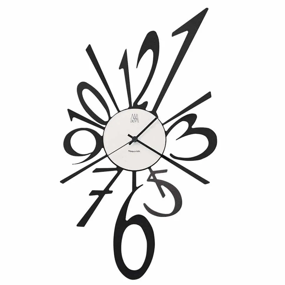 Orologio da Parete di Design in Ferro Nero o Alluminio Made in Italy – Oceano