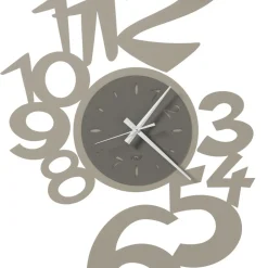 Orologio da Parete in Ferro Design Grande con Numeri Esterni - Acquarius