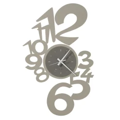 Orologio da Parete in Ferro Design Grande con Numeri Esterni - Acquarius