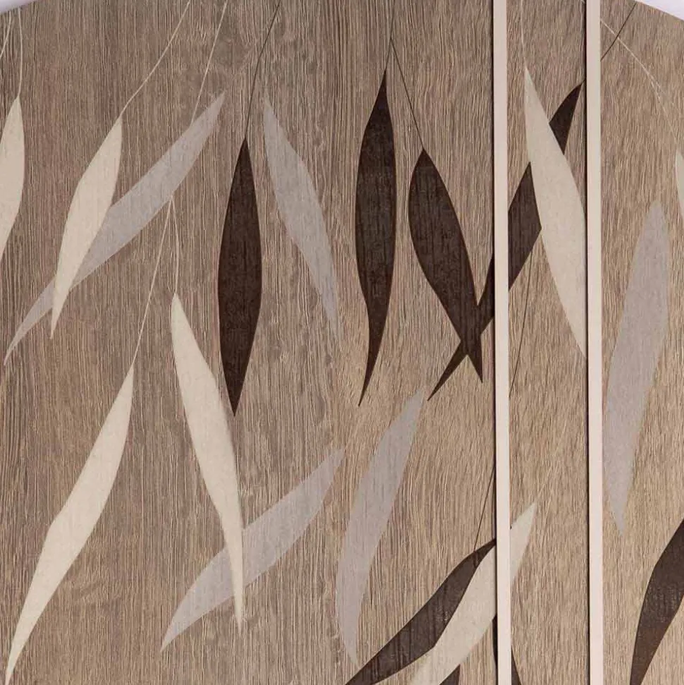 Orologio da Parete in Legno Rovere o Lavagna Inciso a Laser Design Tondo - Kanno