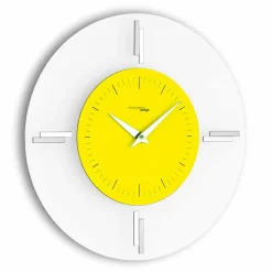 Orologio da Parete Rotondo in Alluminio Made in Italy Design Moderno - Siria