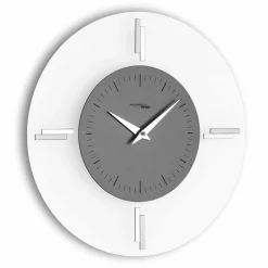 Orologio da Parete Rotondo in Alluminio Made in Italy Design Moderno - Siria