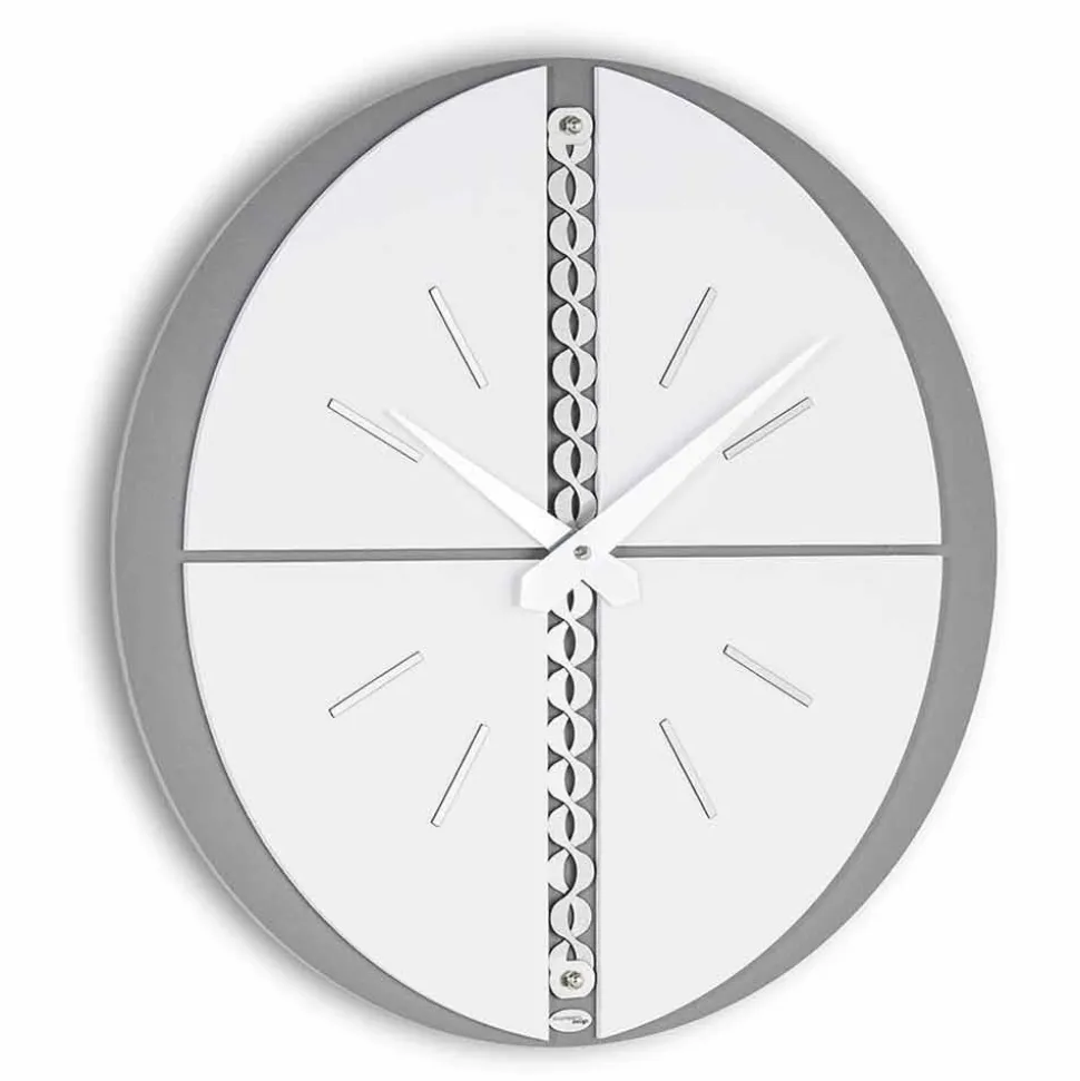 Orologio da Parete Rotondo Realizzato in Italia Design Moderno - Elisio