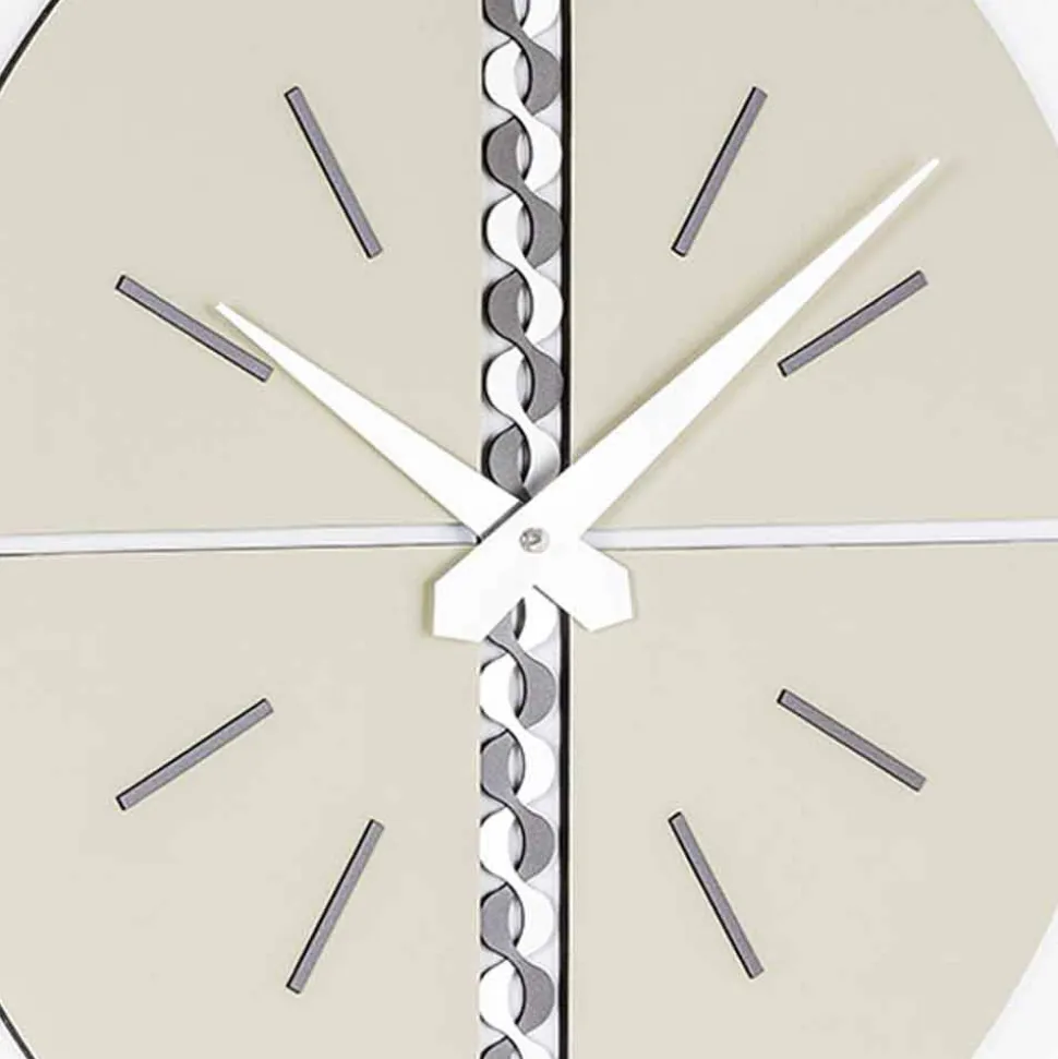 Orologio da Parete Rotondo Realizzato in Italia Design Moderno - Elisio