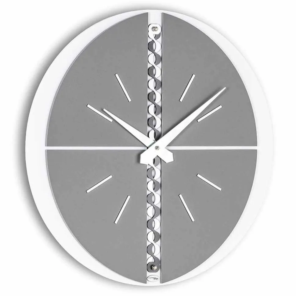 Orologio da Parete Rotondo Realizzato in Italia Design Moderno - Elisio