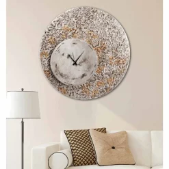 Orologio da parete su due livelli di design made in Italy Eccli