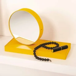Orologio da Tavolo Girevole con Specchio in Acciaio Made in Italy - Benemerito