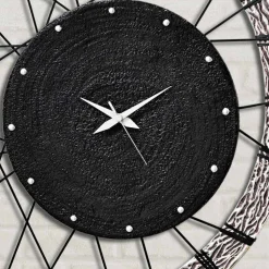 Orologio design moderno da parete Amalfi, decorato a mano in Italia
