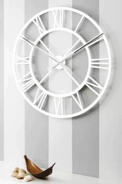 Orologio Grande da Parete Shabby Chic in Legno di Design Vintage - Arrigo