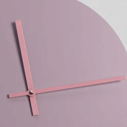 Orologio in Legno Rosa da Parete Rotondo di Design Made in Italy - Imalia