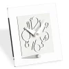 Orologio in Metacrilato Trasparente e Dettagli Cromatici Made in Italy - Hilly