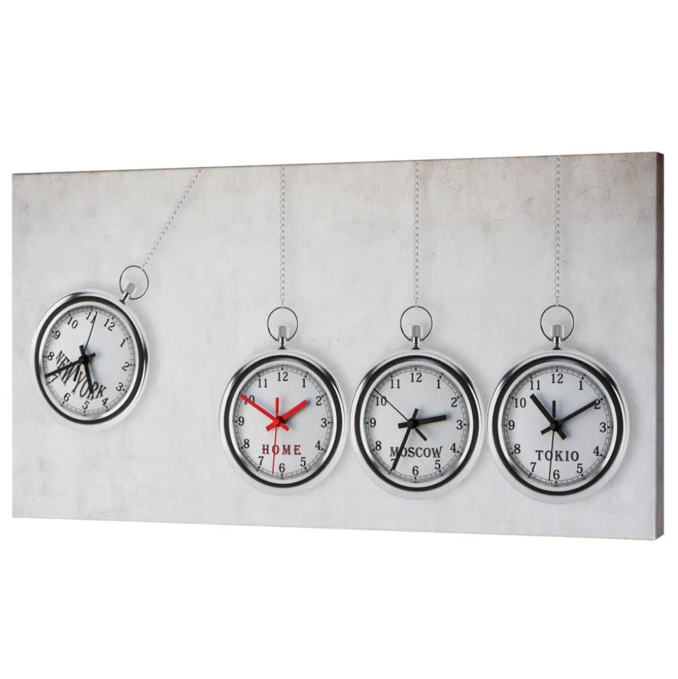 Orologio moderno con 4 fusi che ricordano orologi da taschino Joseph