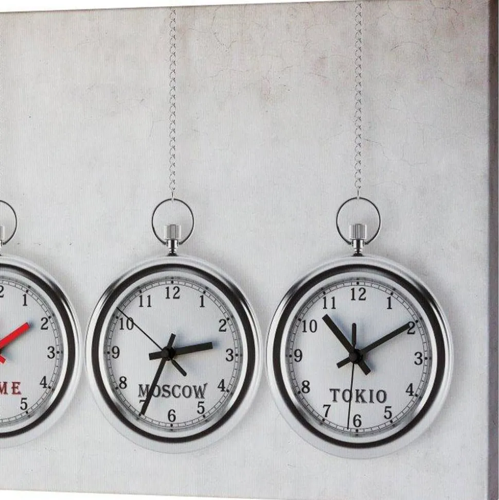 Orologio moderno con 4 fusi che ricordano orologi da taschino Joseph