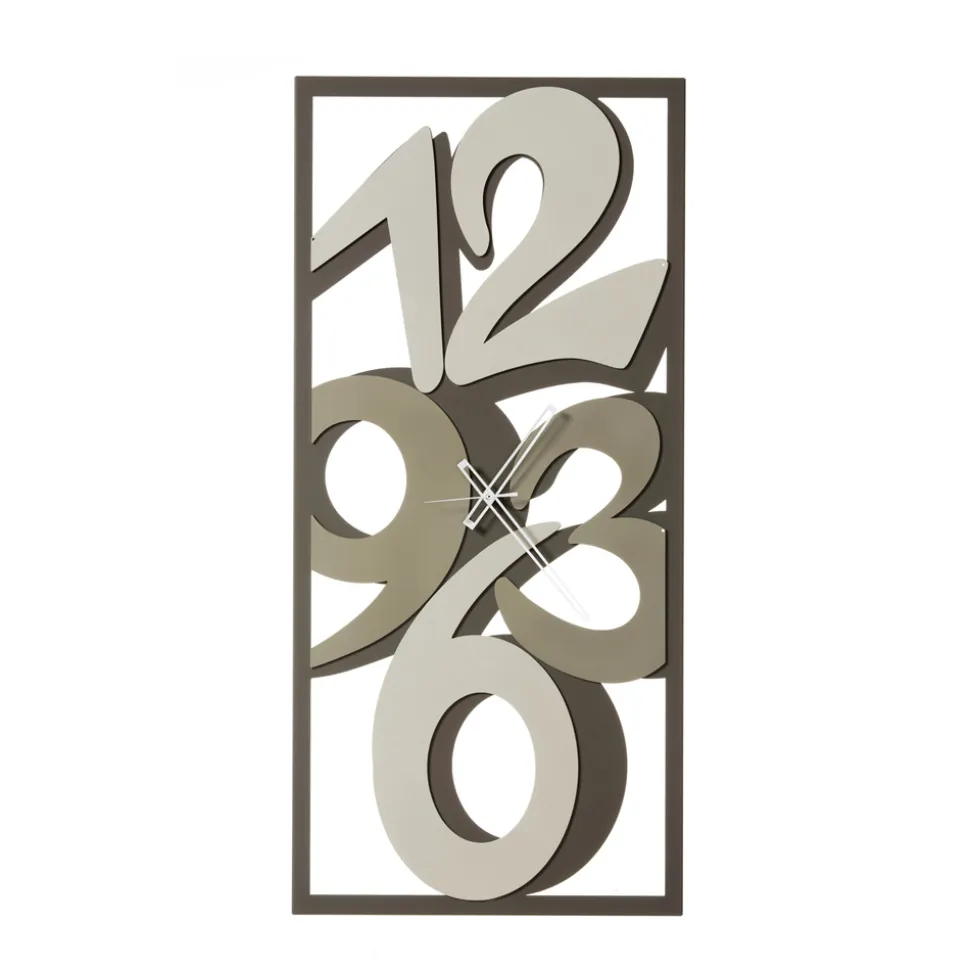 Orologio Realizzato in Ferro con Numeri Grandi Made in Italy - Acquario