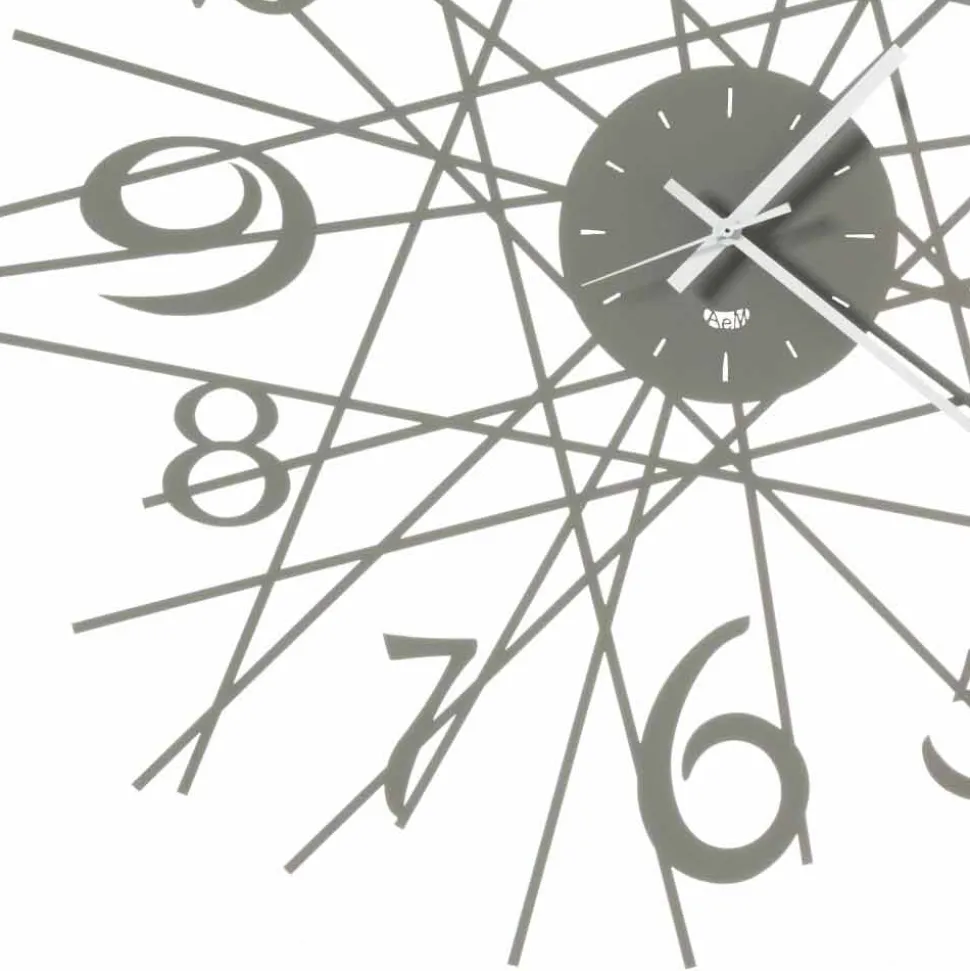 Orologio Rotondo da Parete di Design in Ferro Made in Italy - Kombo