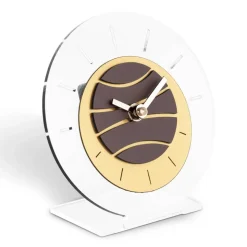 Orologio Tondo da Tavolo in Metacrilato Trasparente Made in Italy - Strange
