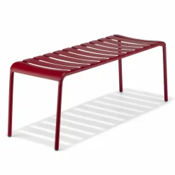 Panca Bassa in Alluminio Verniciato da Esterno, Made in Italy - Sybella