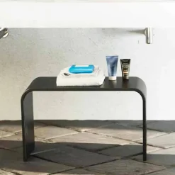 Panca da bagno lunga di design moderno prodotta in Italia Recanati