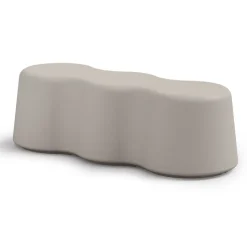 Panca da Interno Ondulata in Polietilene Colorato Made in Italy- Marion