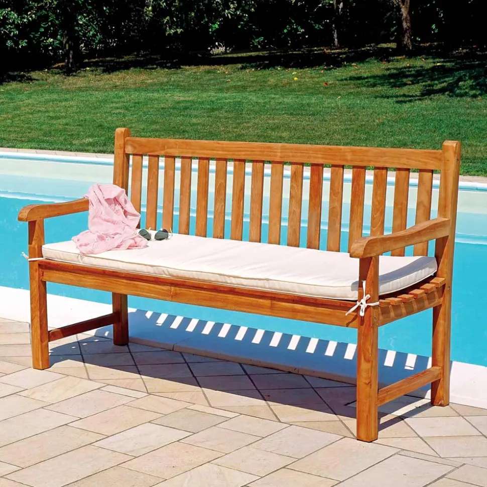 Panca 3 Posti da Giardino Realizzata in Legno di Teak - Rifugio