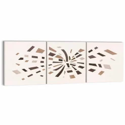 Pannello Decorativo a Muro in Tela 135x45 Made in Italy Design Moderno - Beatris