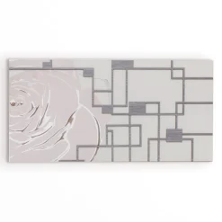 Pannello Decorativo in Legno Laccato Sabbia Made in Italy - Tina