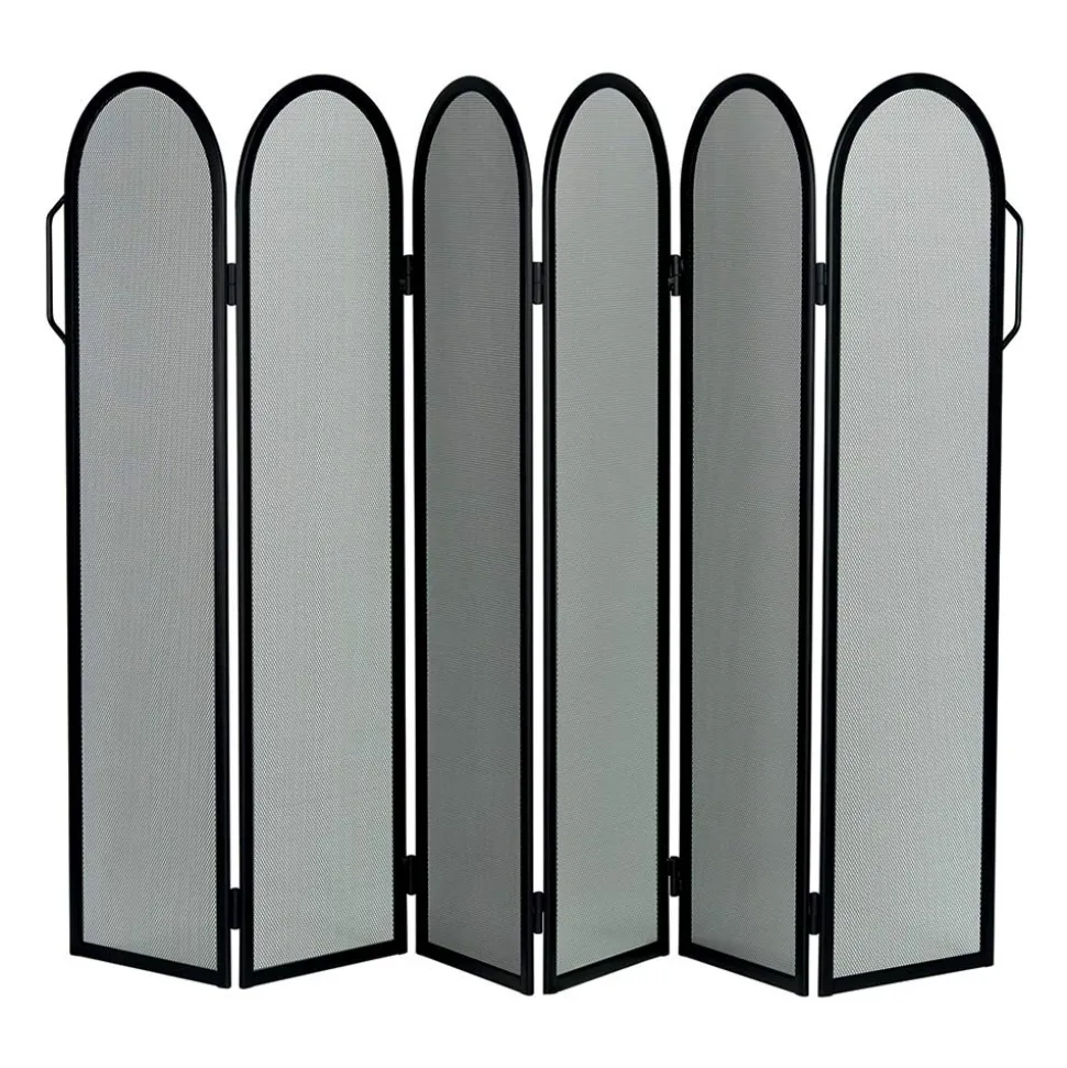 Parascintille con 6 Ante Realizzato in Metallo Made in Italy - Cavallo