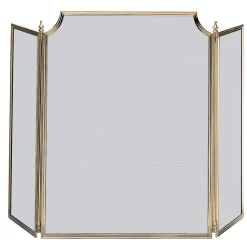 Parascintille con Rete Fine Nera e Ottone Made in Italy - Balena