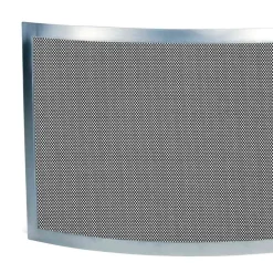 Parascintille con Rete Nera e Acciaio Curvo Made in Italy - Zaffiro
