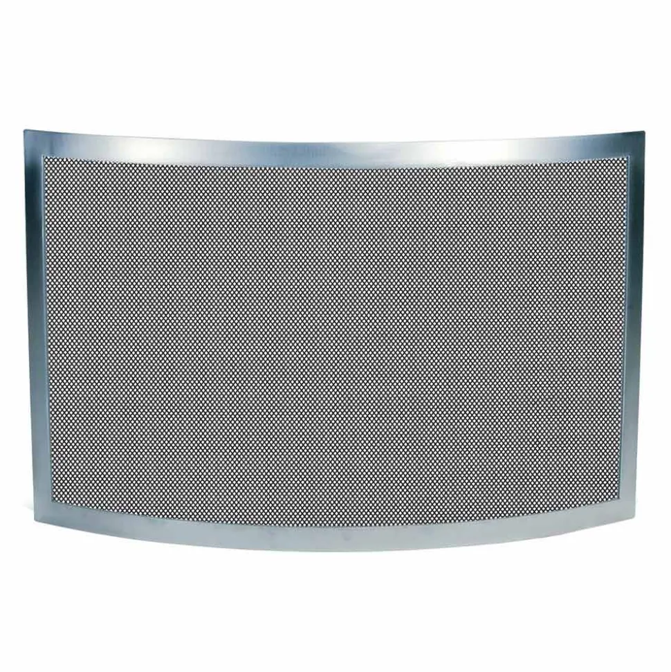 Parascintille con Rete Nera e Acciaio Curvo Made in Italy - Zaffiro