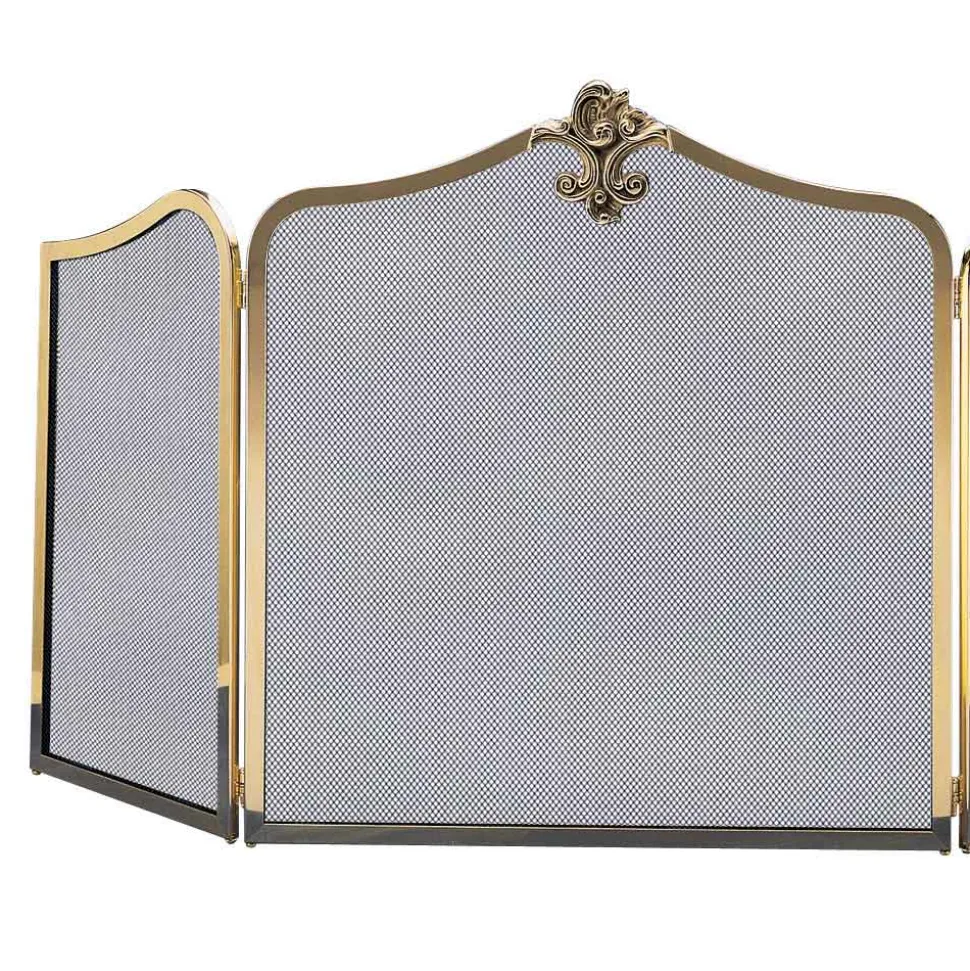 Parascintille con Rete Nera in Acciaio in Diverse Misure Made in Italy - Rana