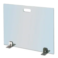 Parascintille in Cristallo Temperato e Piedini in Acciaio Made in Italy - Volume