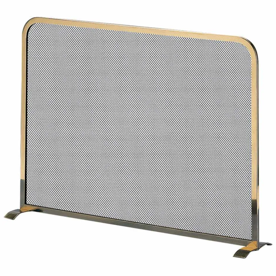 Parascintille in Ottone con Rete in Acciaio Made in Italy - Tartaruga